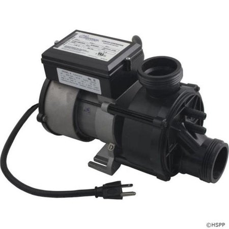 POWERHOUSE 115V 5.5A Bath Pump  Genesis Front & Top with Air Switch PO1413599